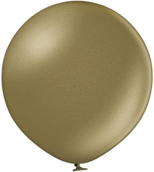 Belbal Plain Balloons (One Size) (Metallic Almond)