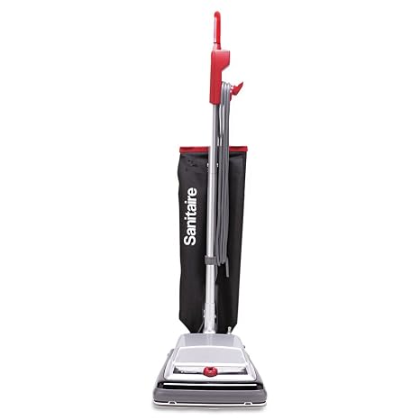 Sanitaire Tradition Commercial Bagged Upright Vacuum Cleaner with Quiet Clean, SC889B Black