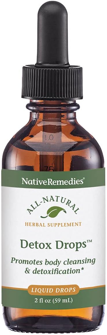 Native Remedies Detox Drops - All Natural Herbal Supplement Promotes