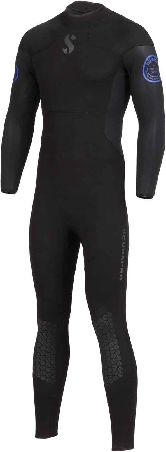 SCUBAPRO Oneflex Steamer Mens Diving Wetsuit, 3mm, Back Zip, X-Foam Neoprene, M