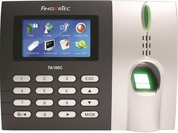 Premier Color Multimedia Fingerprint Time Attendance System(ta100c) New Algorithm Improves Speed and Accuracy,